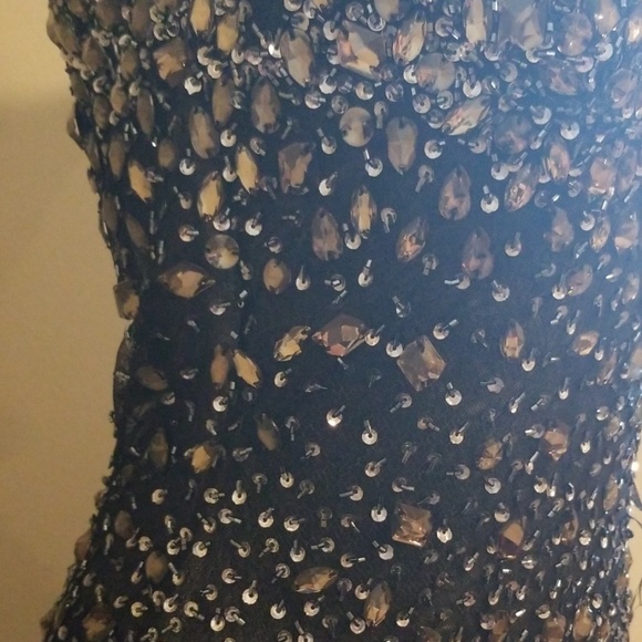 Jasz Couture black beaded prom dress - Picture 4 of 8